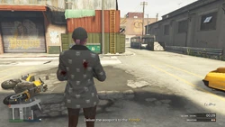 Deliver the weapons to the Arcade