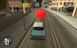 CJ and Smoke arriving at their destination - the Atrium.