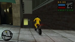 Arriving at Kazuki's place.