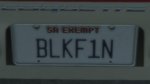 Custom Plate GTAO BLKF1N