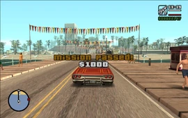 Race won; mission passed.