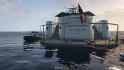 Vessel name and  registration