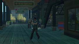 Simon (foreground) with his AoD associates.