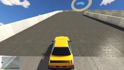 The final hairpin turn with fifteenth checkpoint