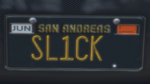 Custom Plate GTAO SL1CK