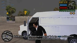 Sicilian style 'Sausage meat a la Casa' is in the van waiting to be delivered back to Casa's own deli.