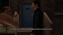 JD finally tells him that the Sindaccos have kidnapped Salvatore Leone while he was leaving the club.