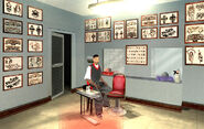 Shared interior of all tattoo parlors in GTA San Andreas; this interior is accessed through the Las Venturas tattoo parlor.