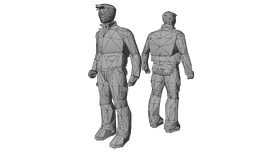 The aforementioned model found in peds.dff model as "PLAYER", still requesting Catalina's "blackjacket" texture.