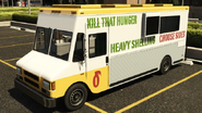 A Taco Van in GTA V. (Rear quarter view)