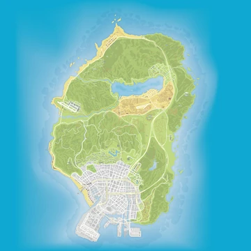 Gta 5 Map With Location Names State Of San Andreas | Gta Wiki | Fandom