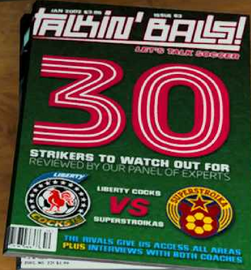 The January 2002 issue of Talkin' Balls!, as seen in GTA V's Prologue.