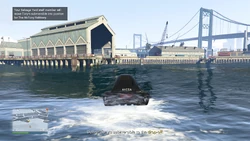 Your Salvage Yard staff member will move Tony's submersible into position for The McTony Robbery