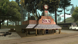 The Welcome Pump bar, Dillimore – Tosser fuel pumps located on site.