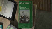 A Western Motorcycle Company Daemon owner's manual 1980-2005 in GTA V.