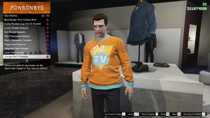 Orange MeTV Sweater