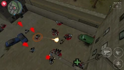 Midtown Gangsters protecting their main safehouse in Bohan. (Mission: Friend or Foe?)