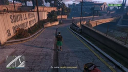 Go to the cartel's compound