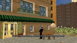 ...and admonishes him to "at least try to die like a real man".