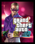 Grand Theft Auto: The Ballad of Gay Tony box art.