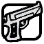 The Desert Eagle HUD icon in GTA San Andreas.