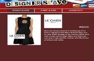 Fake Le Chien on Designer Slave website in Grand Theft Auto IV (Runway Slaves section).