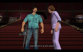 KeepYourFriendsClose-GTAVC-SS49.jpg (170 KB) Tommy says that killing Sonny is basically wiping out the most powerful family in the city.
