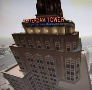 The new neon sign on the 82nd floor observatory in TBoGT.