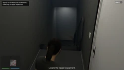 Locate the rappel equipment