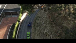 Continuation of the previous shot, revealing a fourth unreleased vehicle, a 