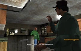 Ryder says that he couldn't find the drugs he buried so he's now cooking his own.