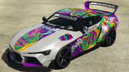 The Jester RR Widebody prior to the Money Fronts update. (Rear quarter view)
