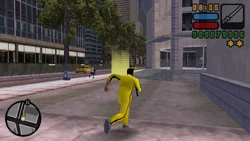 Arriving at Toshiko's apartment.