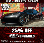 25% off Benny's Original Motor Works upgrades.