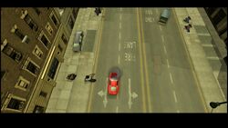 Kenny stops in front of Hsin Jaoming's penthouse and Huang goes inside to confront him.