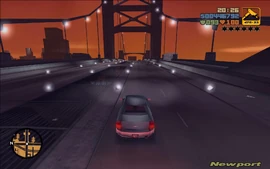 Claude making his way to Hepburn Heights, the home of the robbers.