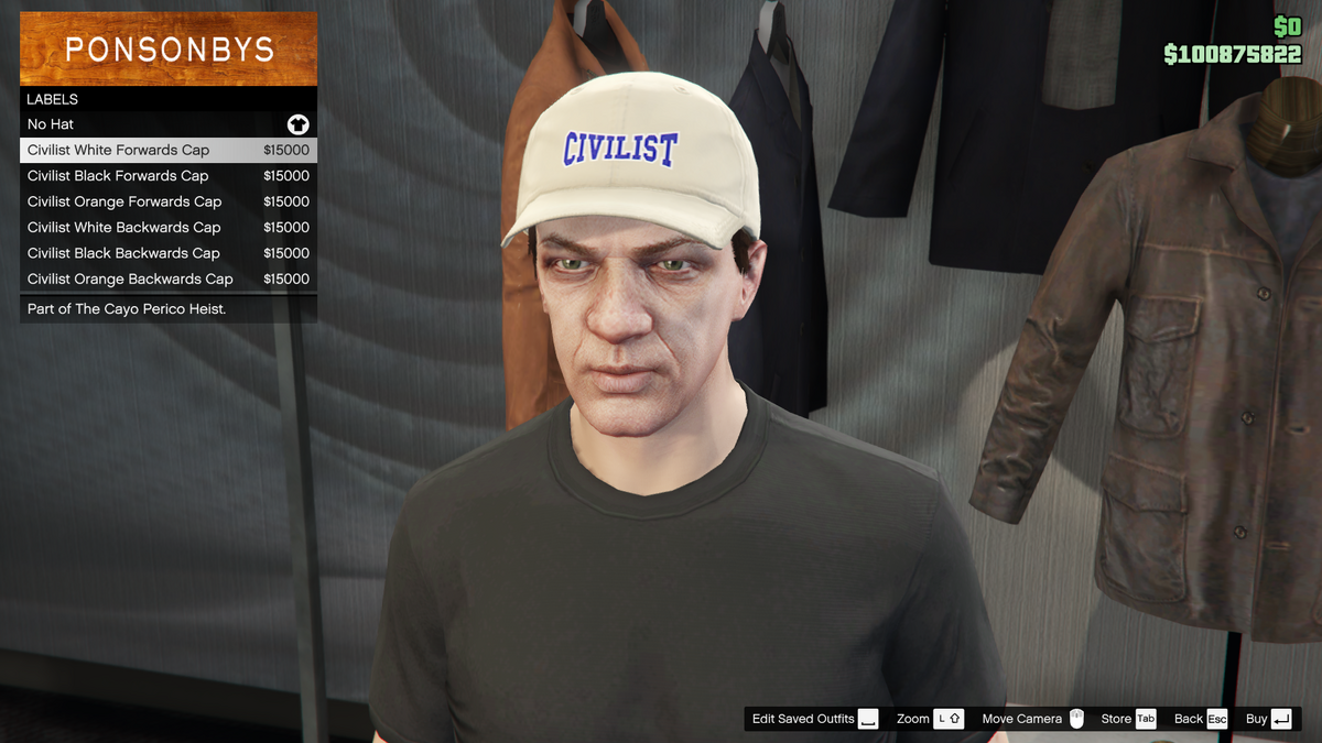 Clothing in GTA Online/Hats, GTA Wiki