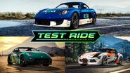 Test Rides advert.