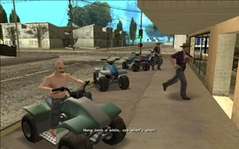 They decide to stay back and see what they do.