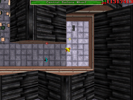 Finding the Sweary Words in a briefcase hidden in Central Sailor's Wharf.