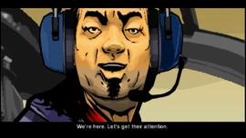 Arriving at the Happiness Island.