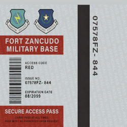 Secure Access key card texture for the base.