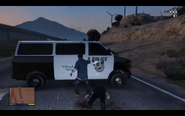 The Police Transporter in GTA V.