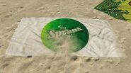 Sprunk beach towel.