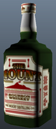 A whiskey bottle of The Mount.