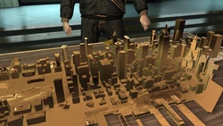 Yusuf's gold-made miniature of Algonquin.