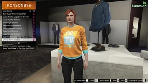 Orange MeTV Sweater