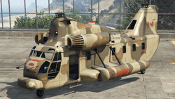 The TPE Cargobob in Grand Theft Auto V.