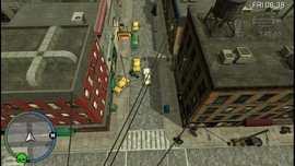 Deadwood Street in Grand Theft Auto: Chinatown Wars.