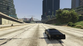 Continuing along the highway.